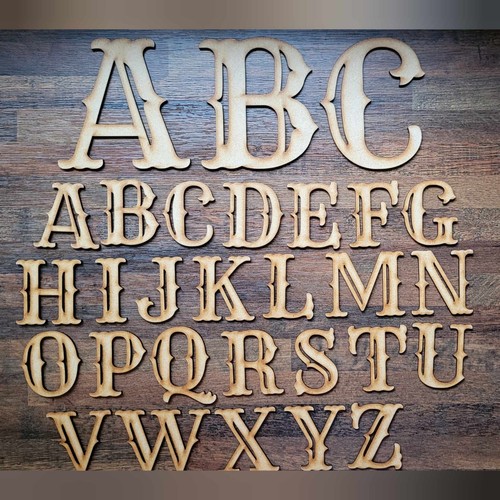 Wooden letters large - wooden,