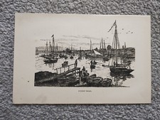 Oulton Broad - Antique Print - 1891