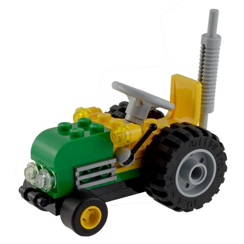 Farm tractor minifigure - farm, |