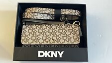 DKNY Brown Monogram Bum Bag Belt Purse Bag Size S/M