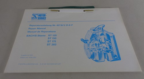 Repair manual sachs engine - sachs,