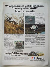 JEEP CJ RENEGADE MAGAZINE