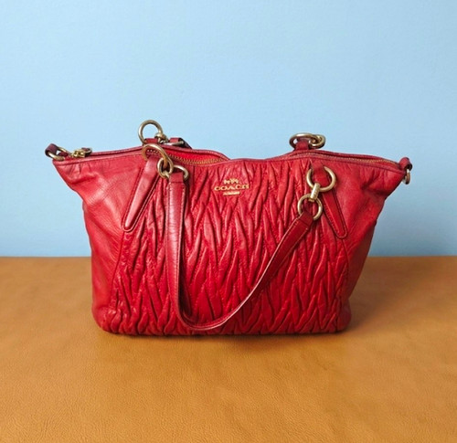 Coach madison gathered leather - coach,
