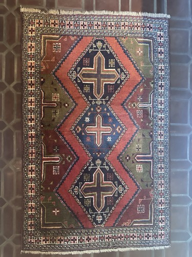 Heriz semi antique kurdish - antique,