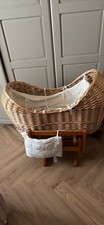 Mothercare natural wicker crib - mothercare,