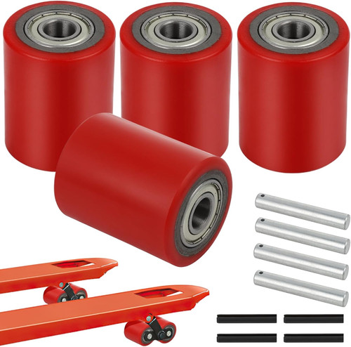 Pallet jack load wheels - pallet,