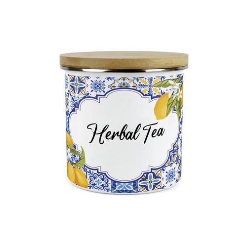 Amalfi herbal tea canister - amalfi,