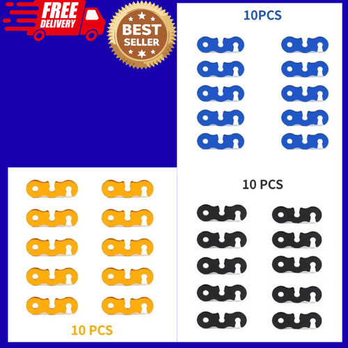 10pcs aluminium tent rope - aluminium,