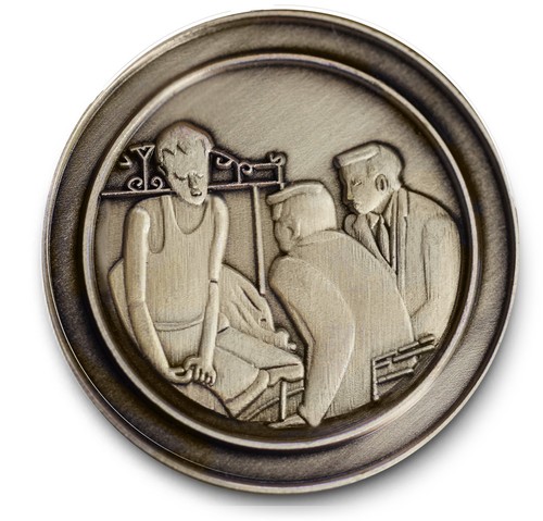 Man bed antiqued - man,