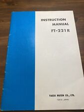 YAESU FT-221R Transceiver Radio  Instructions Manual - KP102