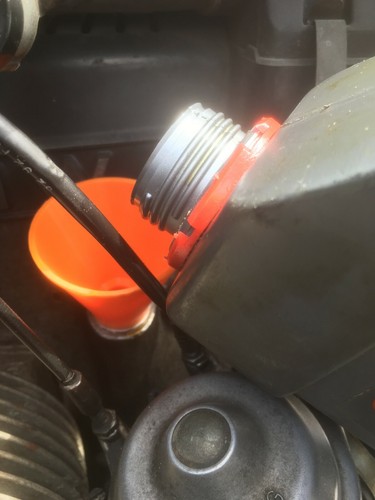 Oil filler funnel for - filler, bmw