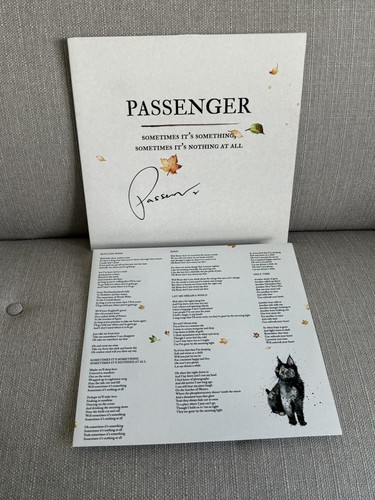 Passenger signed sometimes its - passenger,