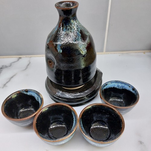 Black turquoise ceramic - &,