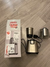 John Lewis Stainless Steel Electric Coffee Grinder 200W 60g Silver