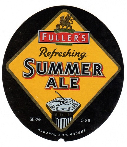 Beer label fullers - fullers, brewery