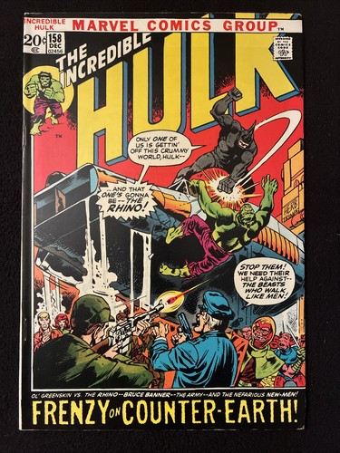 Hulk 158 marvel 1972 - 8.0,