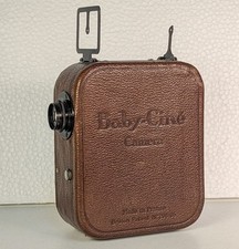 1920s Vintage Continsouza Paris 9.5mm Pathe Baby Cine Camera with Trianar Lens