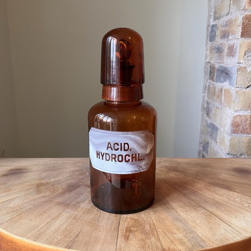 Large vintage amber glass - vintage,