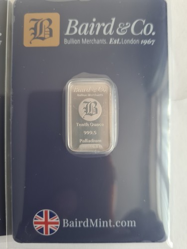 Palladium bars 999 5 - palladium, 999.5