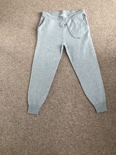 M & S.   Cashmere Joggers / Leggings.      Grey/blue.   Large  /more Medium