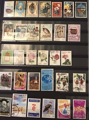 Selection spanish stamps - selection,