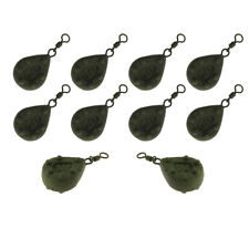 Carp Gripper Lead Weights 1.5oz 2oz 2.5oz 3oz Fishing Casting Leads Swivel x 10