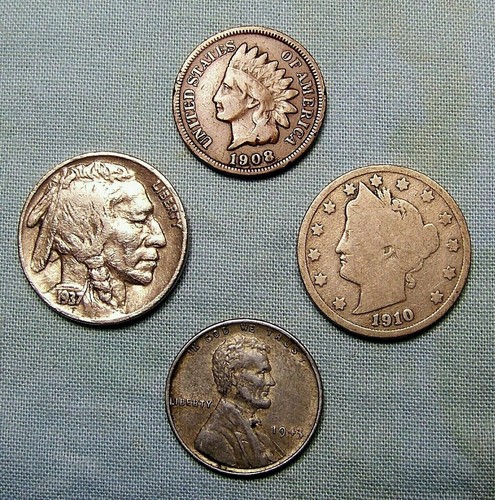 Indian head penny - head,