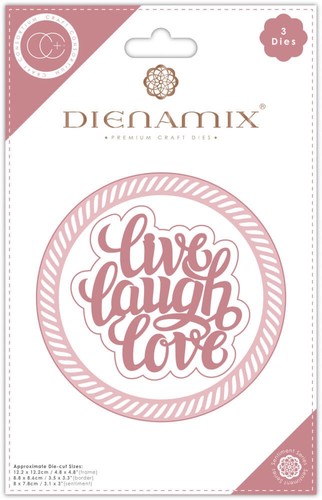Live laugh love sentiment die - live,