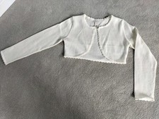 Girls' Ivory Monsoon Bolero