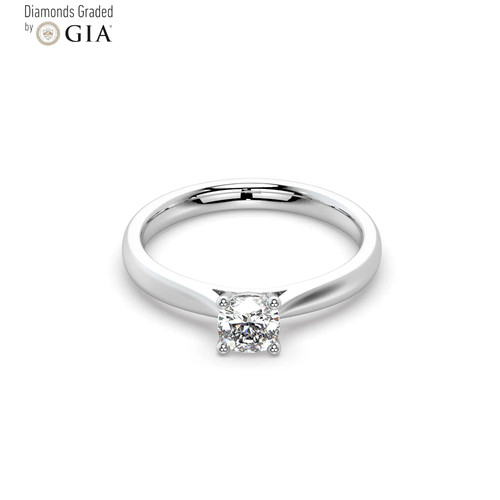 Cushion diamond engagement - cushion,