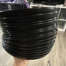 Black Matte Ceramic 32-Piece