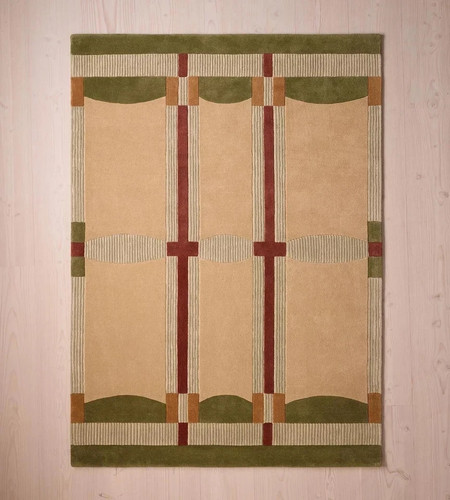 Hand tufted wool rug - hand-tufted,