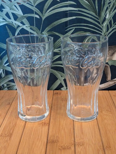Coca cola drinking glasses - drinking,