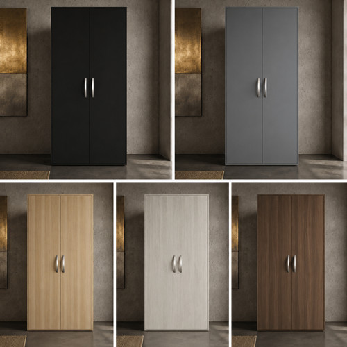 Door wardrobe with hanging - 2,