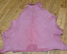 Pink Leather hide preowned as purchased super soft