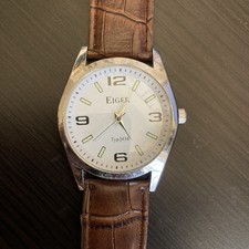 Gents Eiger Military Style Mens Quartz watch Typj434 New Battery Working NOS (4)