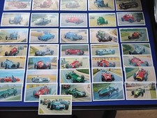 Full Set of 36 Mobil the Story of Grand Prix Motor Racing Collectable cards