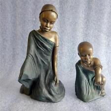 2 Soul Journeys Maasai figurines NJERI Daughter of Warrior & NAFULA Rainy Season
