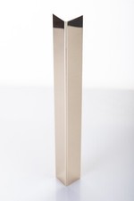 Folded Angle Wall Corner Protector Edging Trim - Polished Brass - 90 Degrees