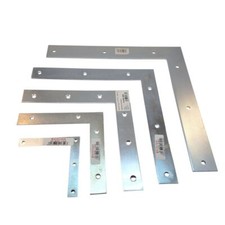 SMALL/LARGE STEEL FLAT RIGHT ANGLE BRACKET L Shape Corner Repair Brace Plate
