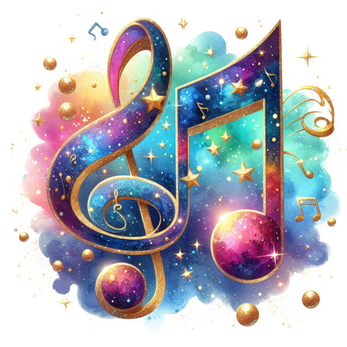 9x9cm car decal music notes - 9x9cm,