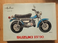 HELLER 769 - SUZUKI RV 90 MONKEY BIKE VANVAN RV90L - VERY RARE 1/8 MODEL KIT
