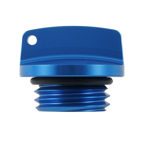 Blue cnc oil filler cap - blue,