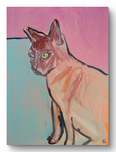 Original acrylic painting x - original, 12