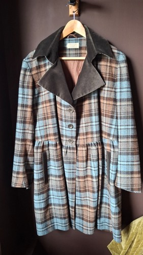 Toast checked coat size - , 16/18