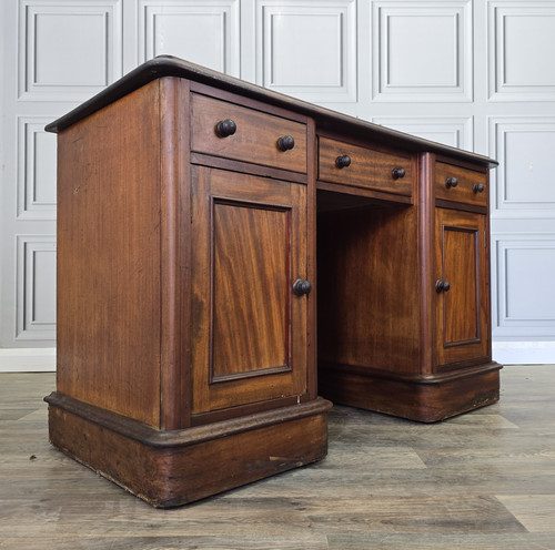 Antique mahogany writing desk - antique,