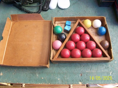 Antique set snooker - antique,