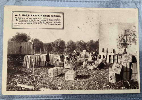 Old postcard hartley jam - old,