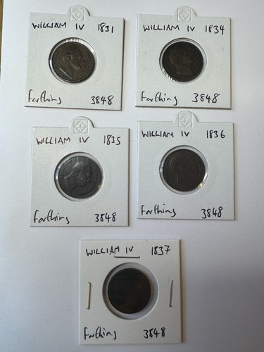 William farthing set 1831 - william,