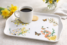 Bee Floral Serving Tray –